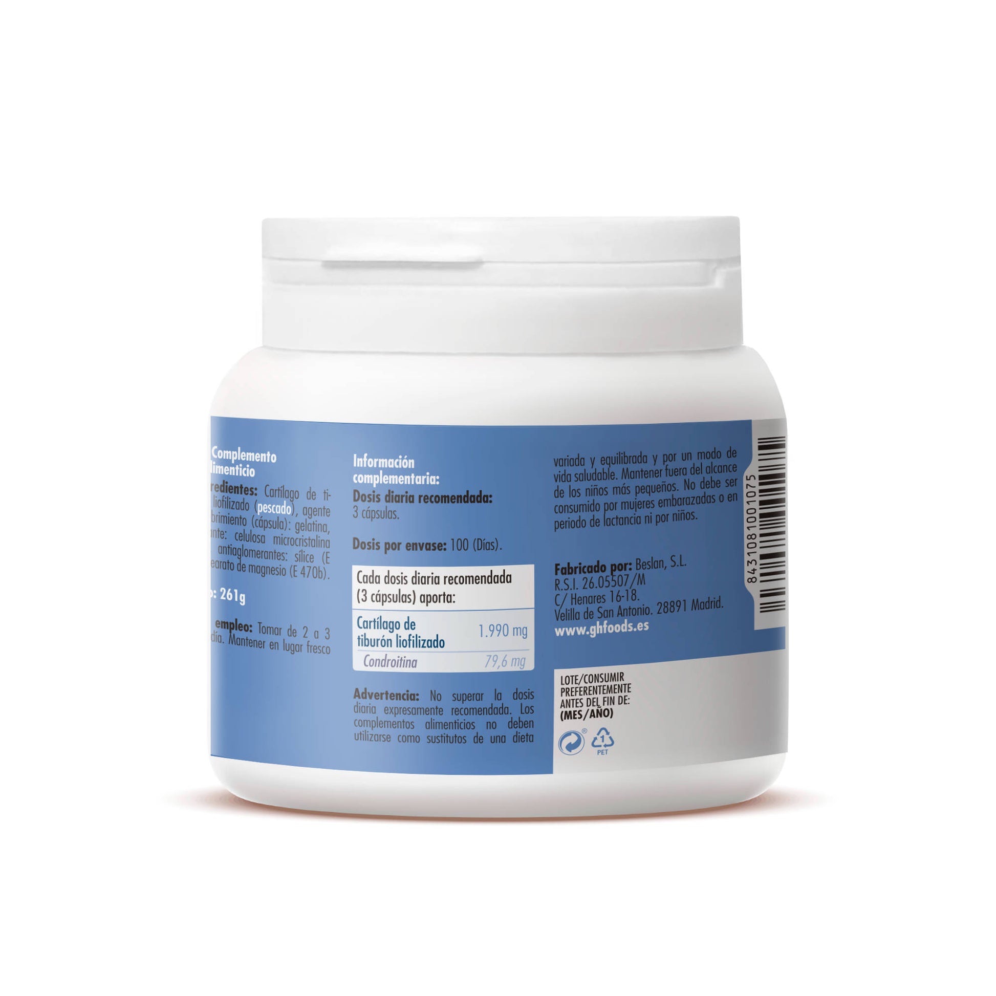 Shark Cartilage 300 capsules of 870mg