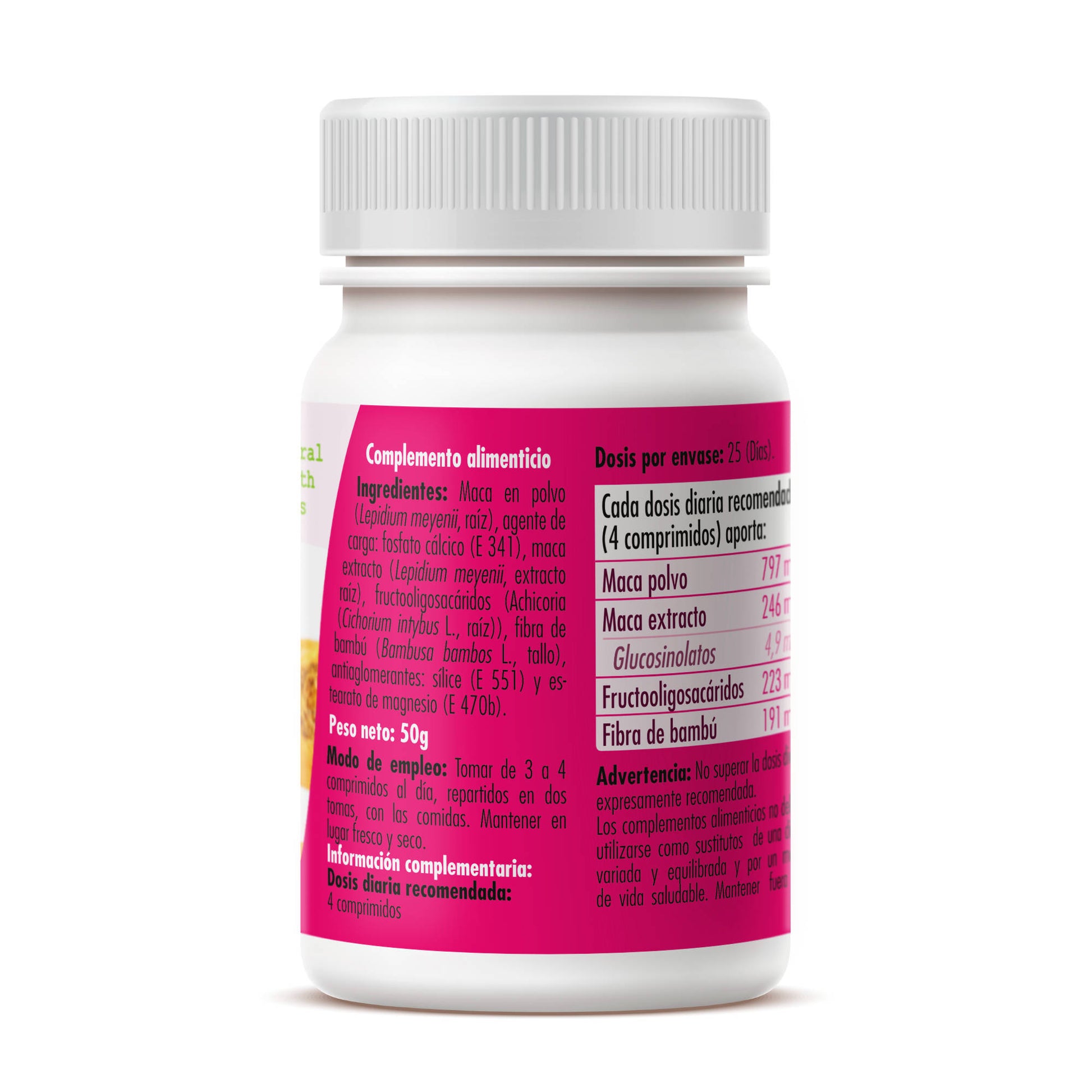 Maca + Zn + Se 100 600mg tablets