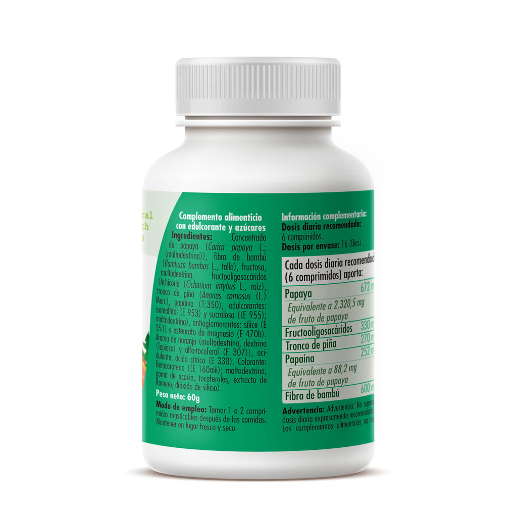 Papaya 100 Chewable Tablets of 600mg