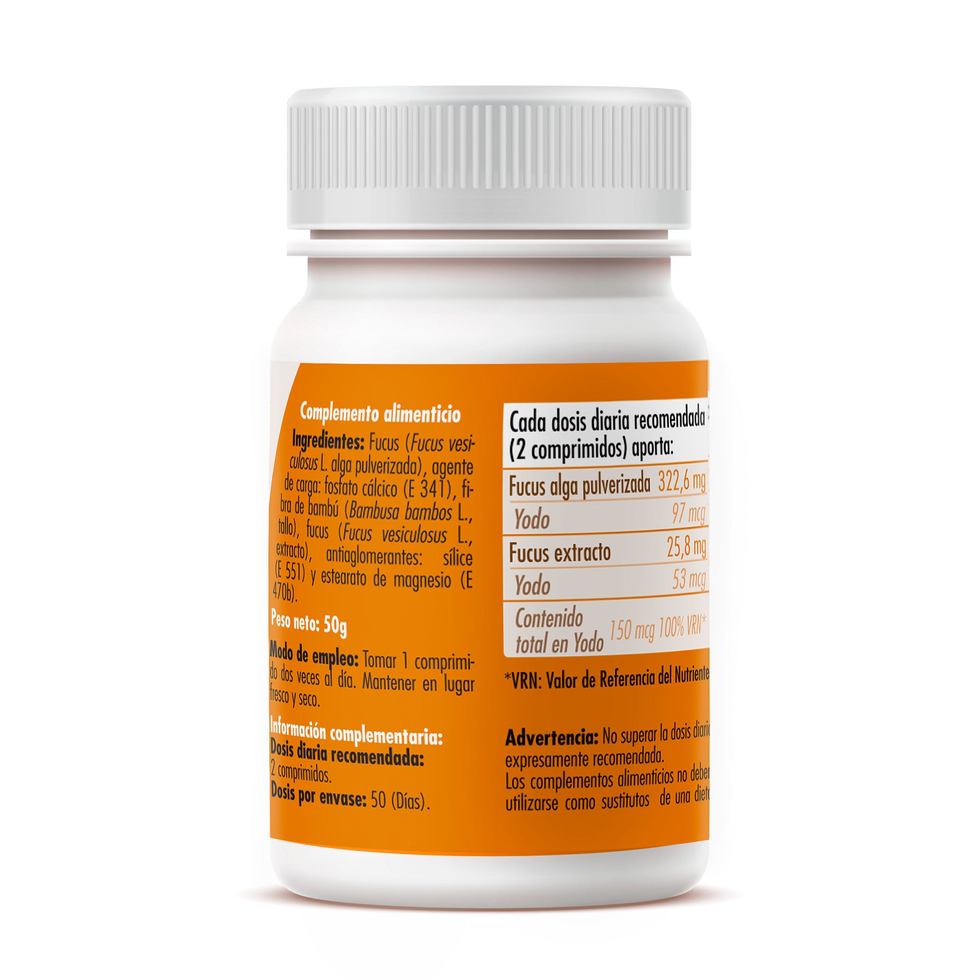 Fucus 100 tablets of 500mg