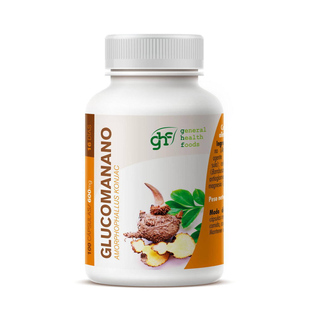 Glucomannan - Konjac 120 vegetable capsules of 760mg