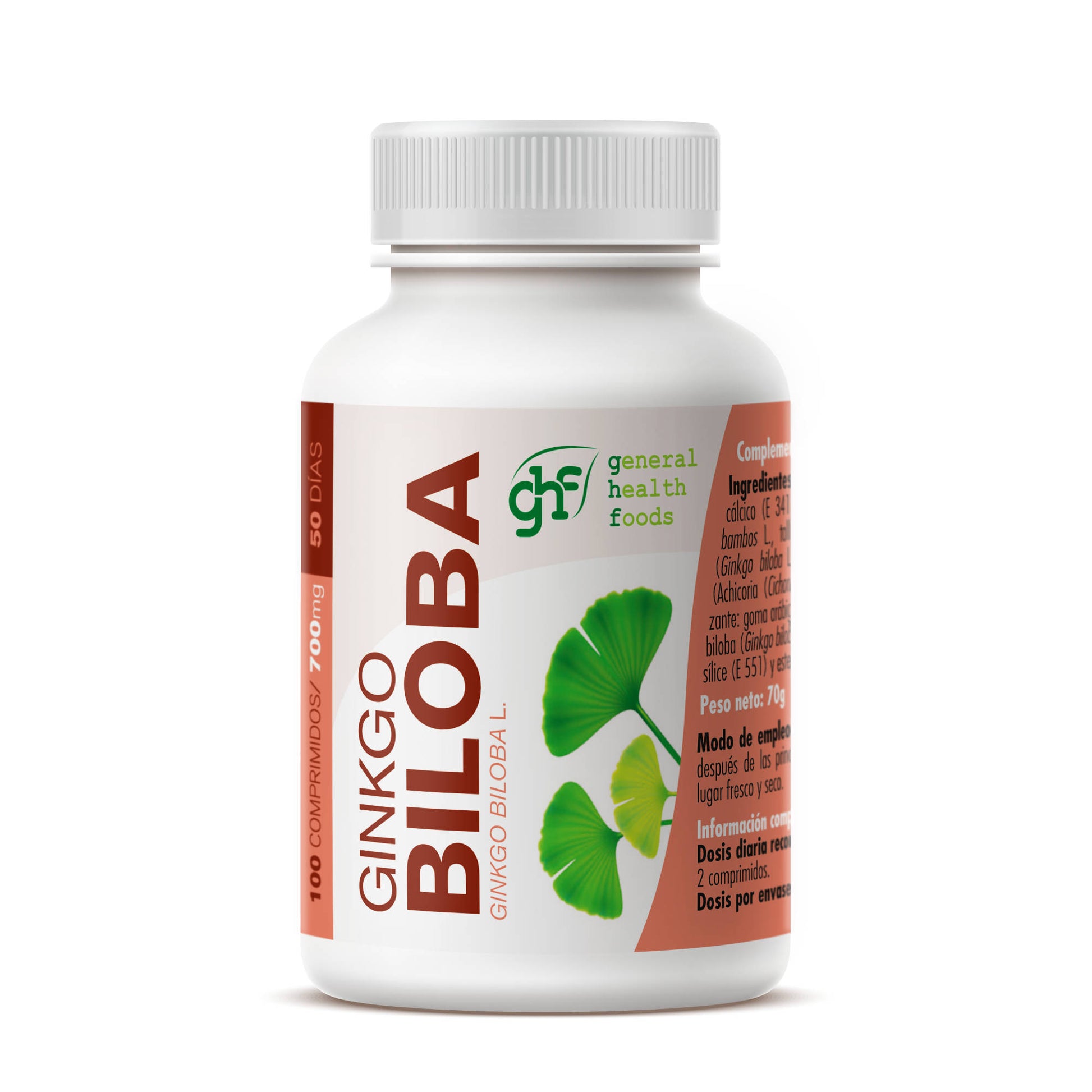 Ginkgo biloba 100 700mg tablets