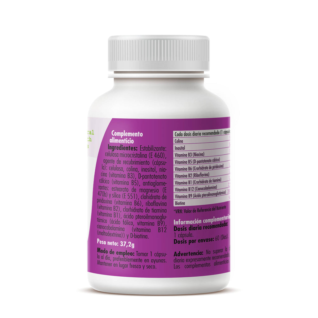 Complex B 1 a day 60 vegetable capsules of 620mg