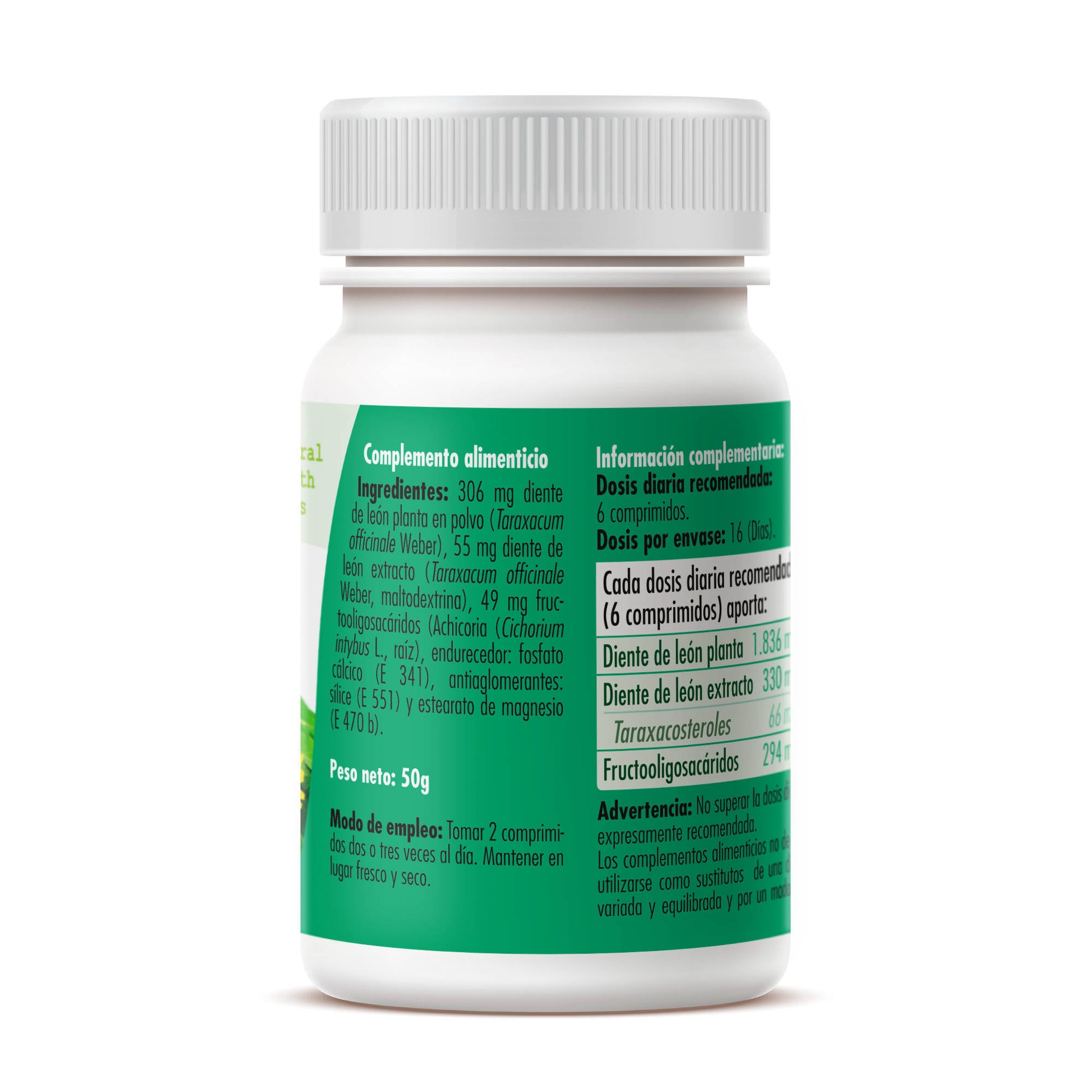 Dandelion 100 tablets of 500mg