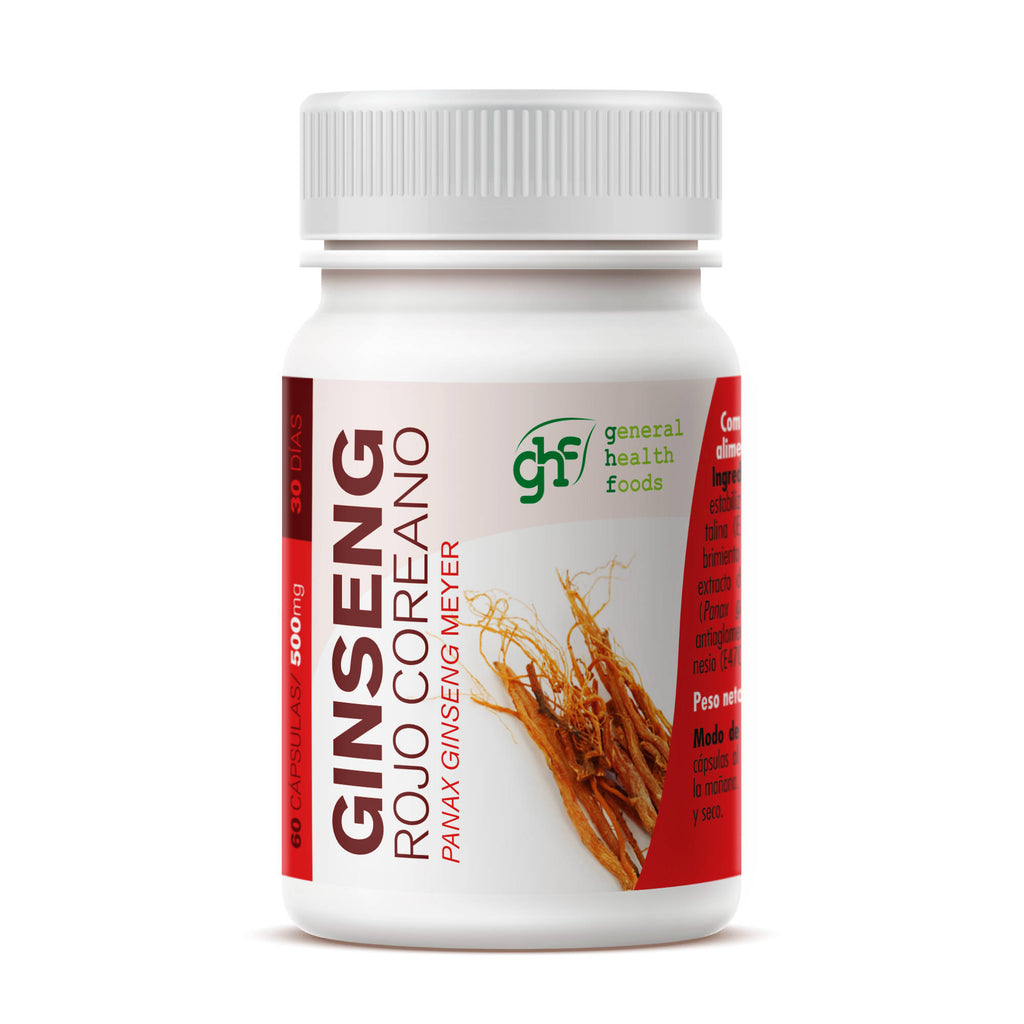 Korean Red Panax Ginseng 60 Vegetable Capsules