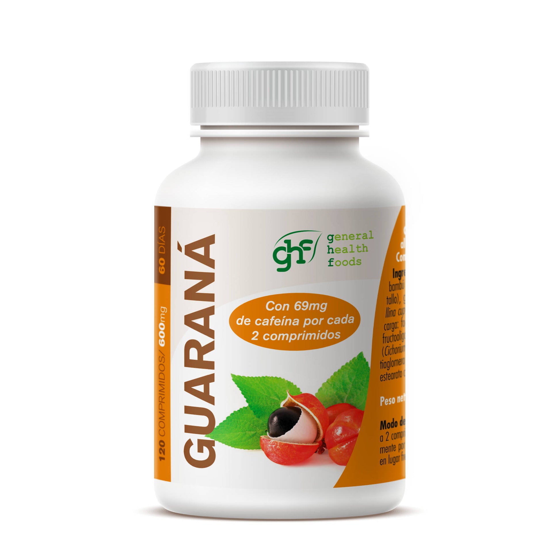 Guarana 120 600mg tablets