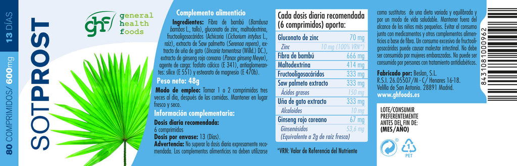 SotProst 80 600mg tablets