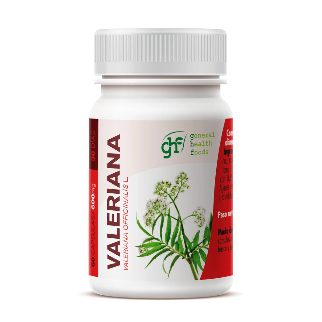 Valeriana 60 cápsulas vegetales de 600mg