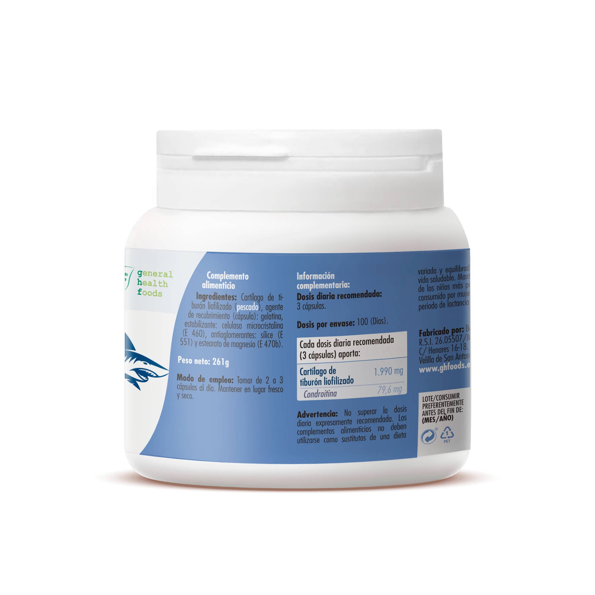 Shark Cartilage 300 capsules of 870mg