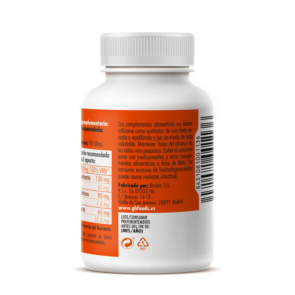 Vitamin C Complex with Bioflavonoids 90 Tablets of 1g