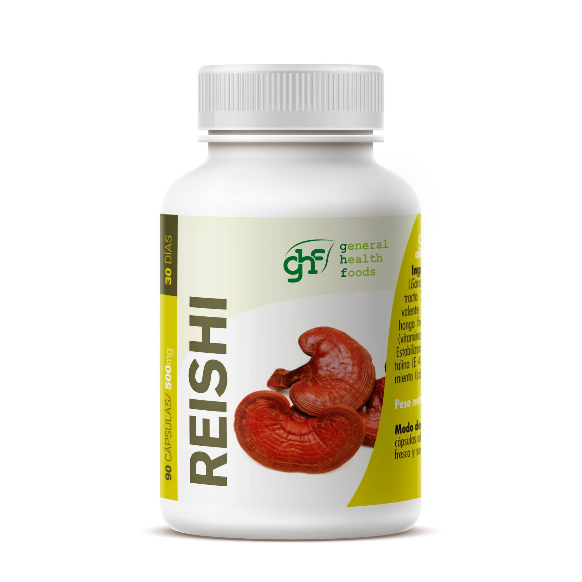 Reishi 90 vegetable capsules of 500mg
