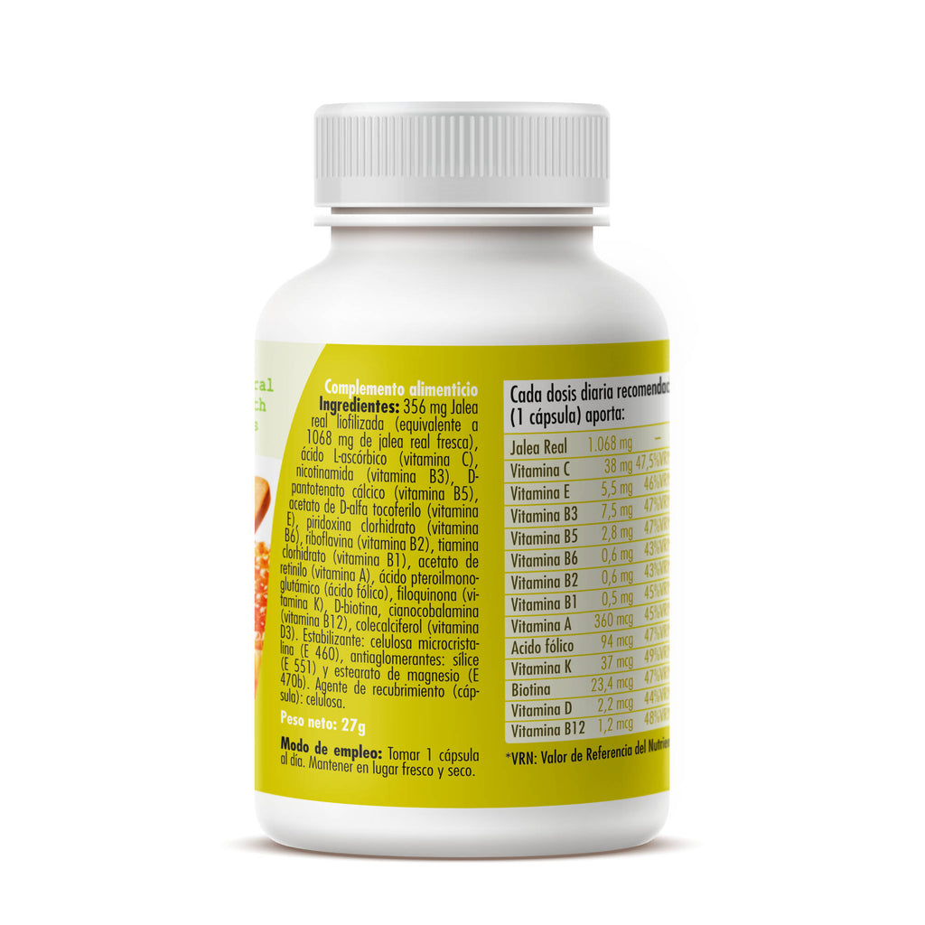 Royal Jelly 50 vegetable capsules of 540mg