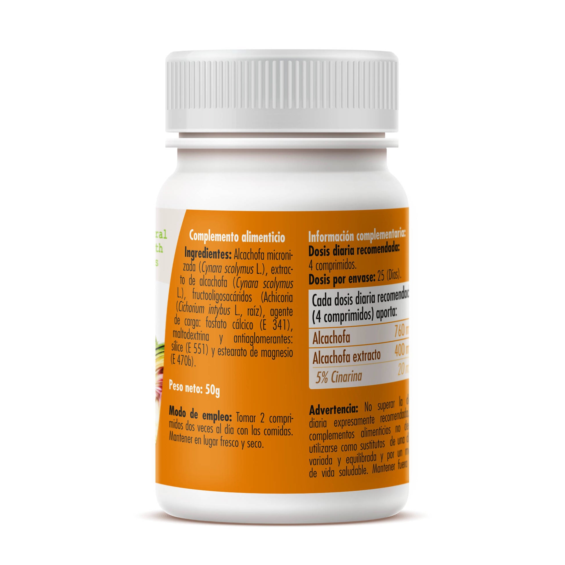 Artichoke 100 tablets of 500mg