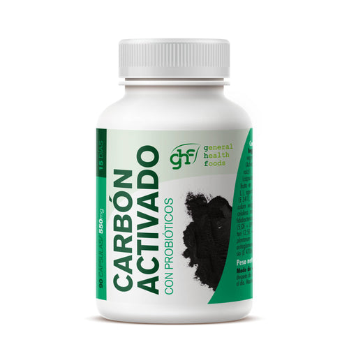 Probiotic Charcoal 90 Vegetable Capsules of 550mg