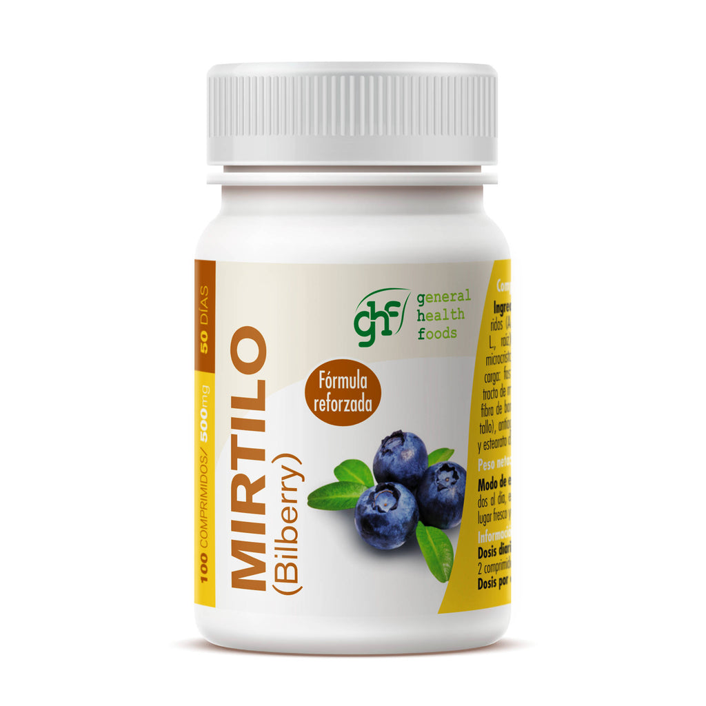 Bilberry 100 500mg tablets