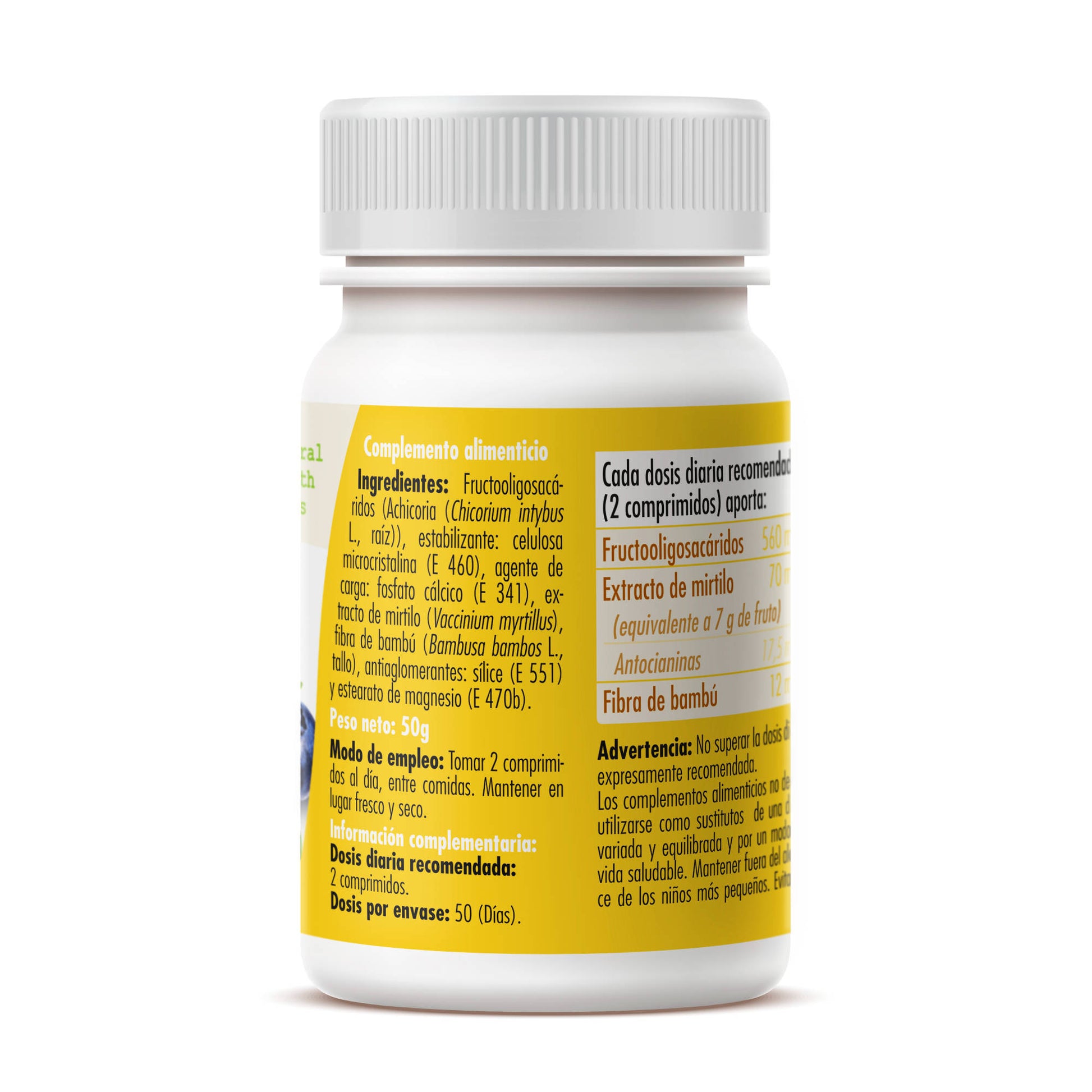 Bilberry 100 500mg tablets