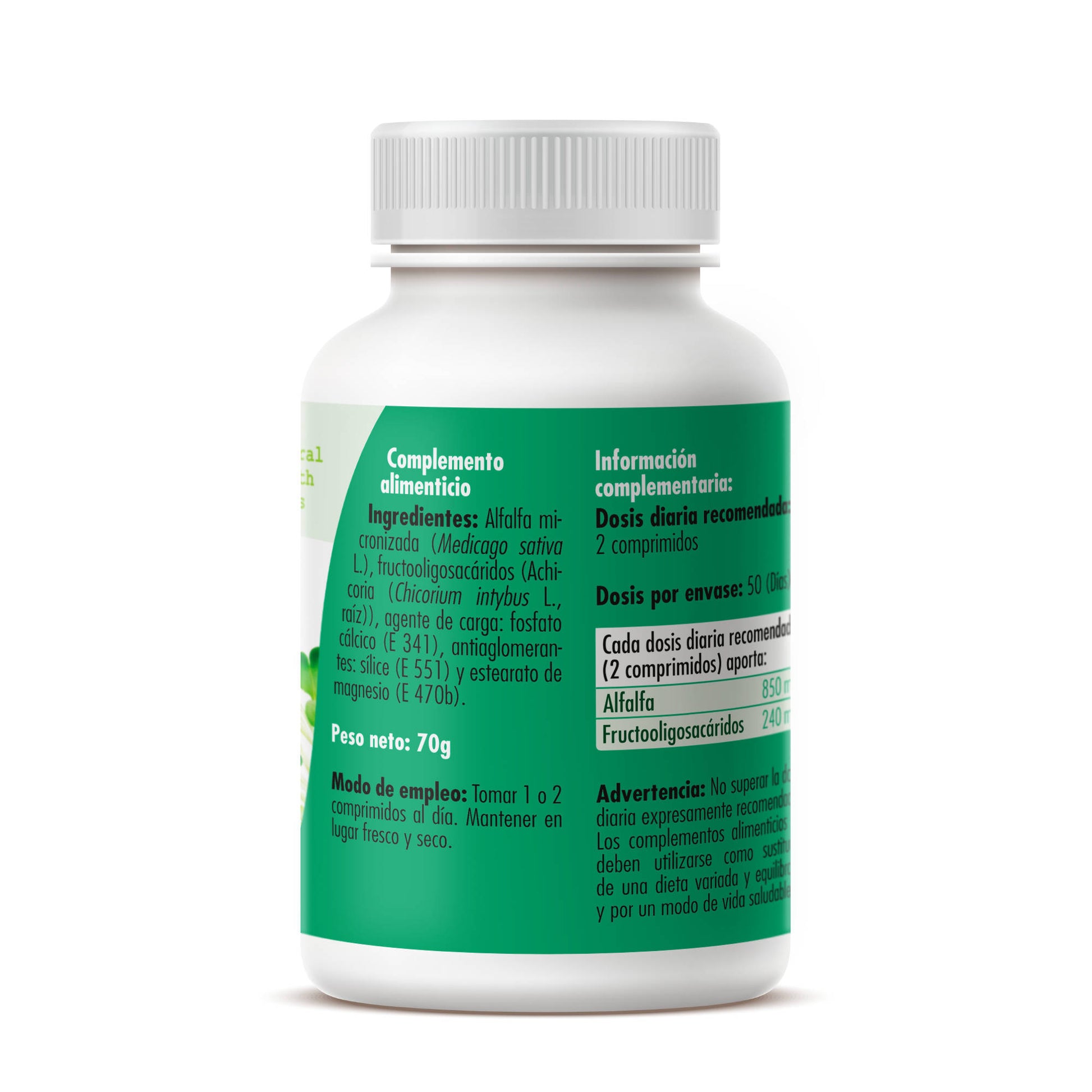 Alfalfa green 100 700mg tablets