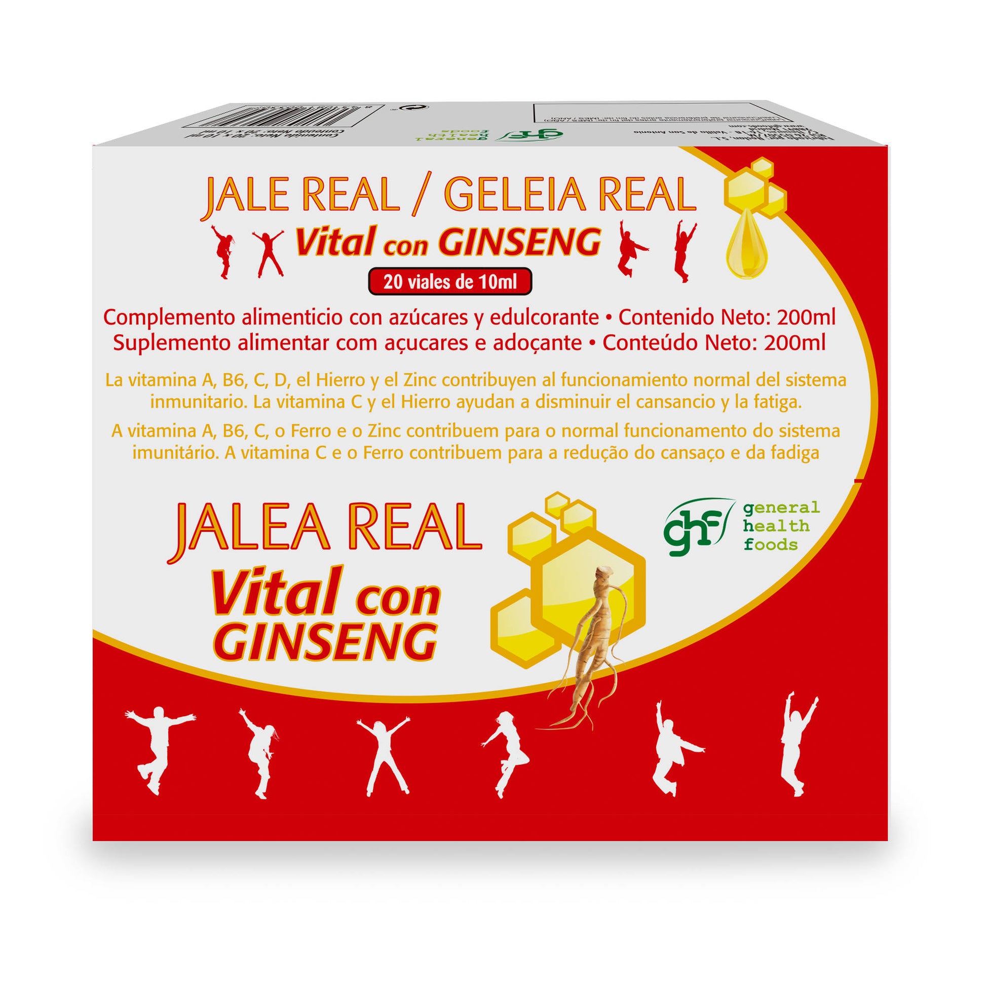 Vital Jelly with Ginseng 20 glass vials