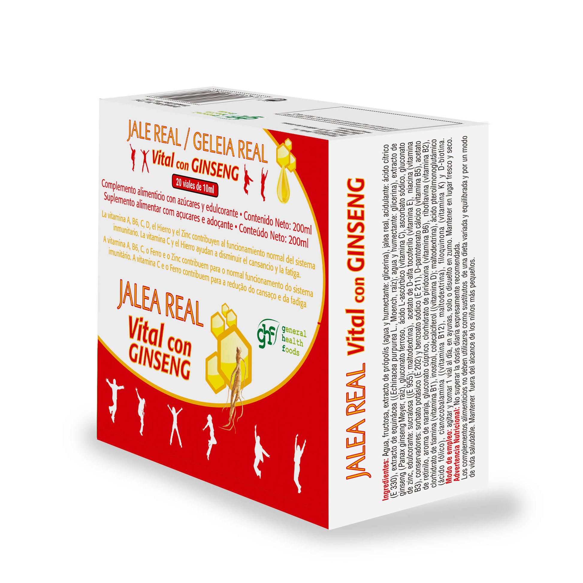 Vital Jelly with Ginseng 20 glass vials