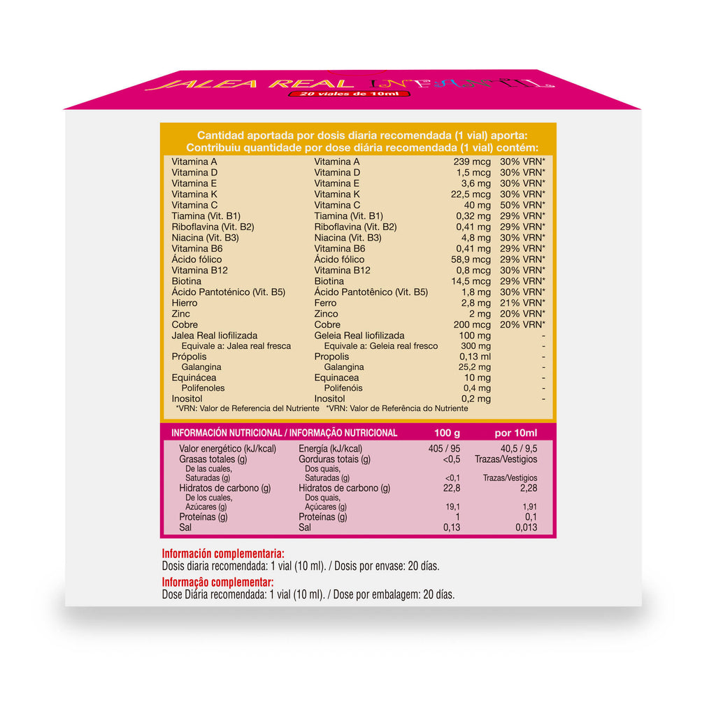Royal jelly for children 20 glass vials