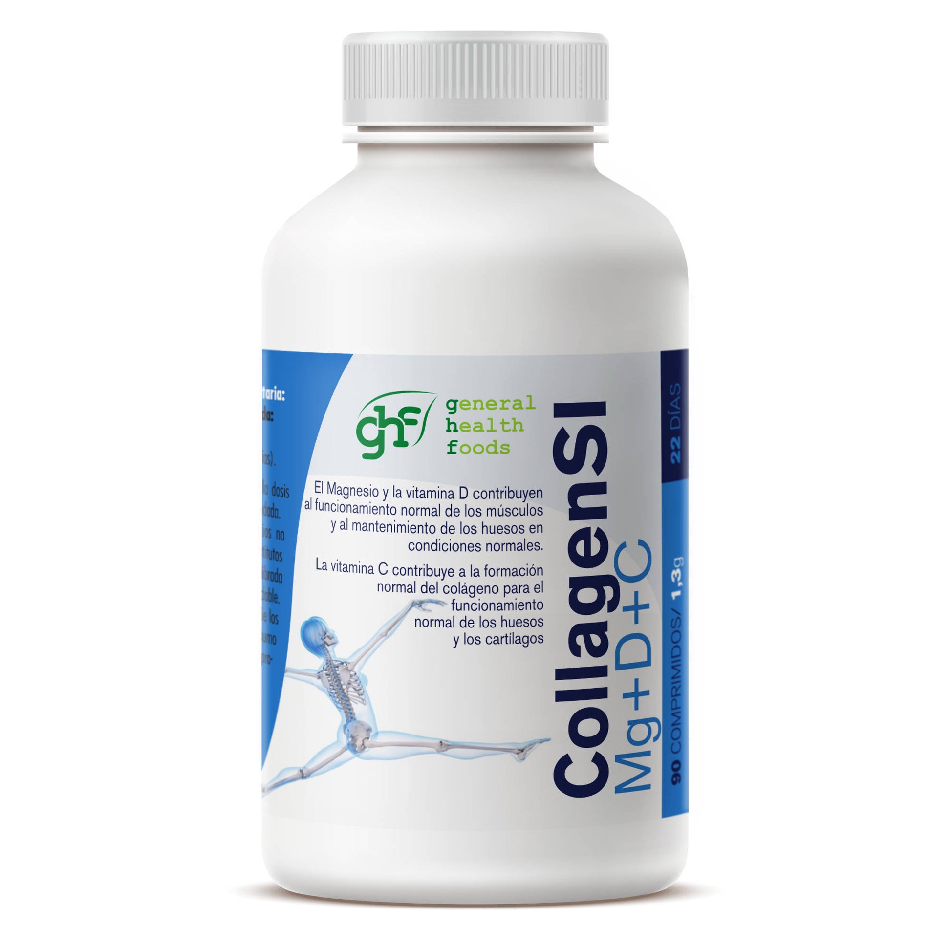 Collagen Silicon + Magnesium + D + C 90 tablets of 1.3g