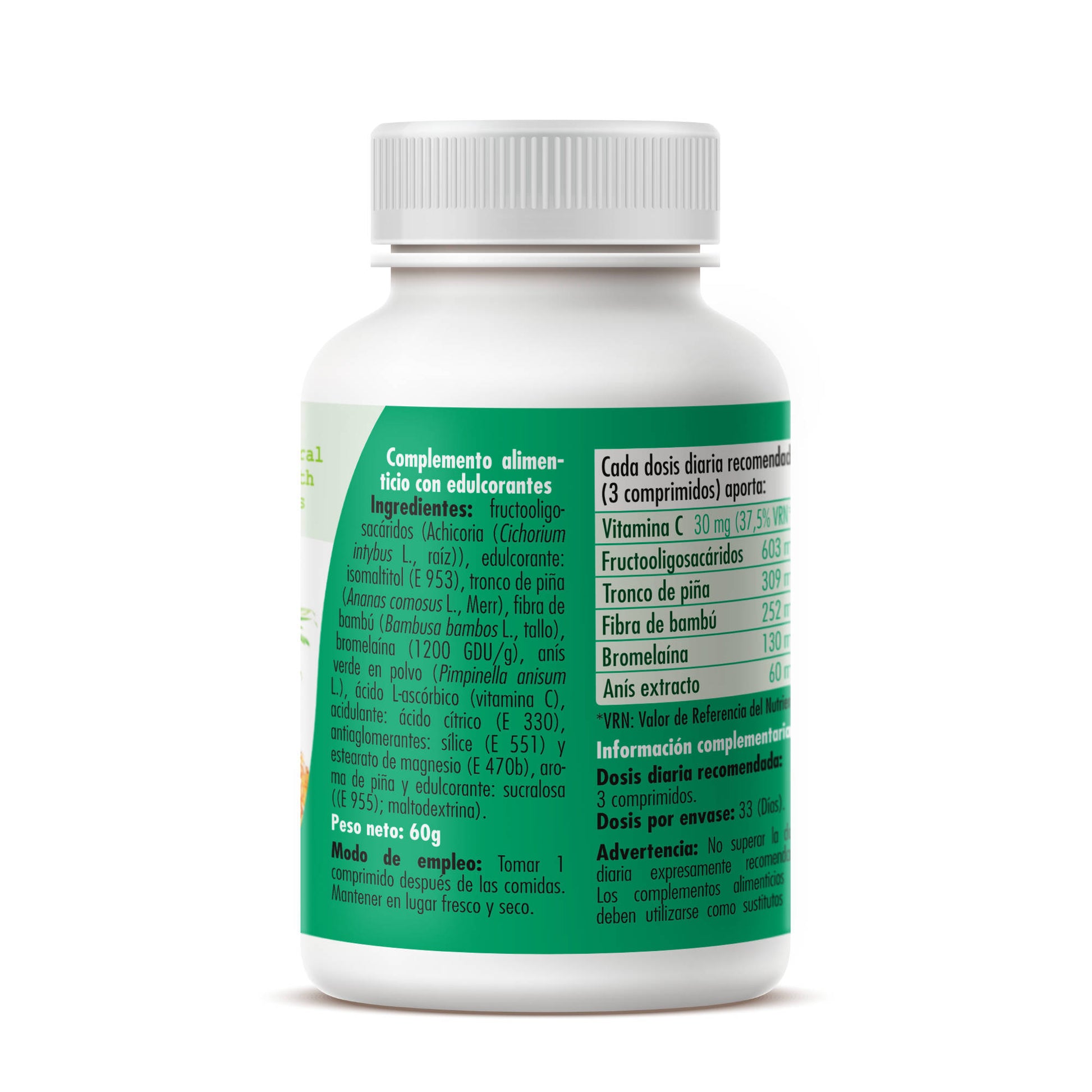 Pineapple heart with anise 100 tablets of 600mg