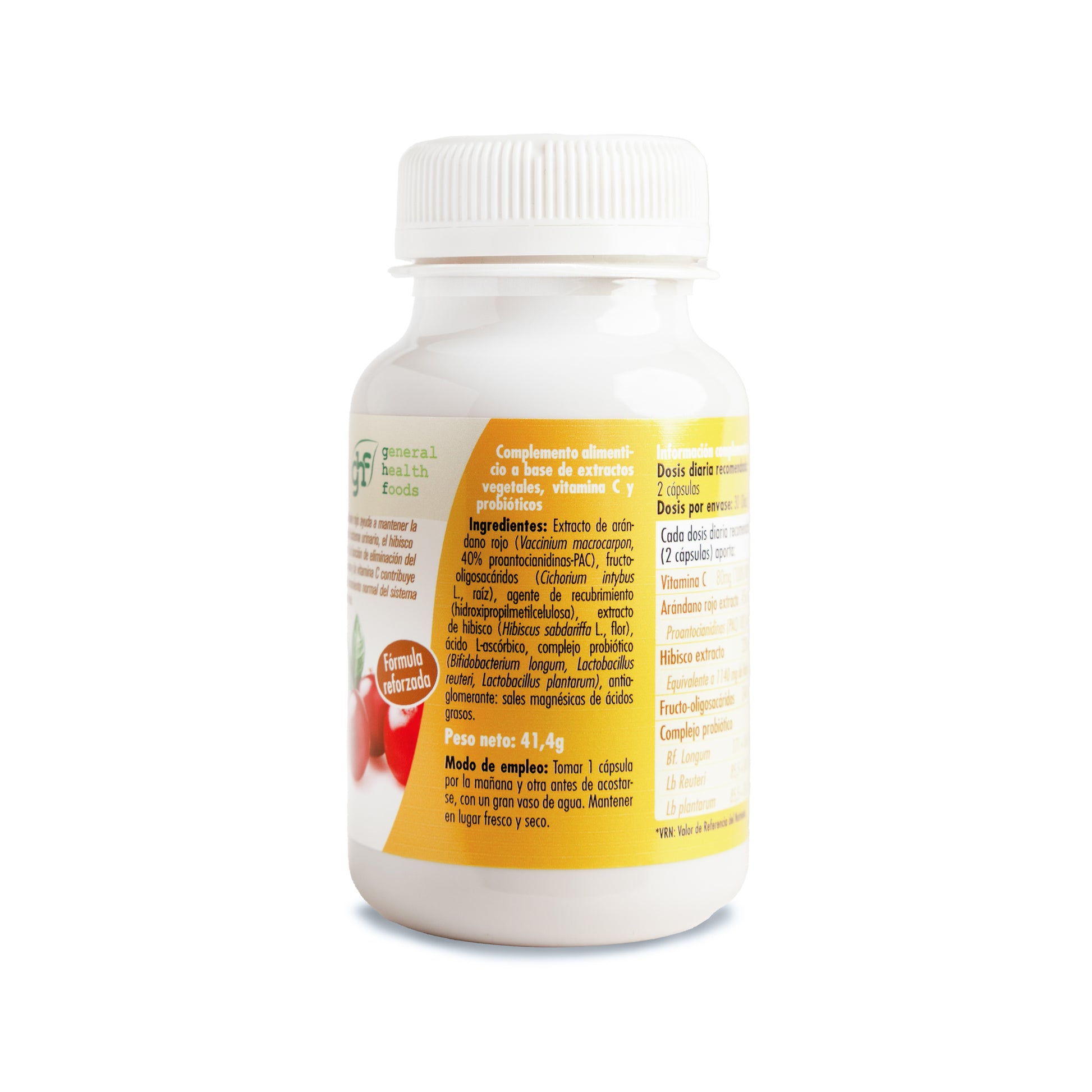 ARÁNDANO ROJO CONCENTRADO FORMULA REFORZADA PESO NETO 41,4g