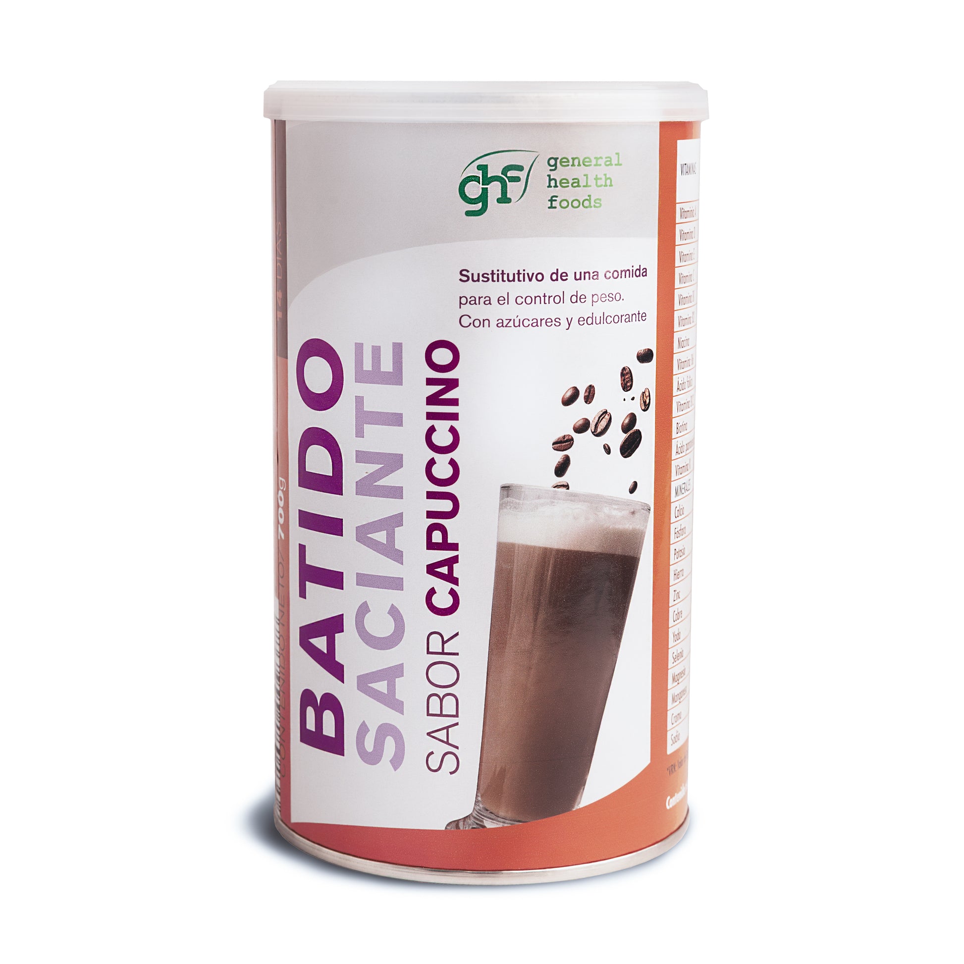 BATIDO SACIANTE SABOR CAPUCCINO