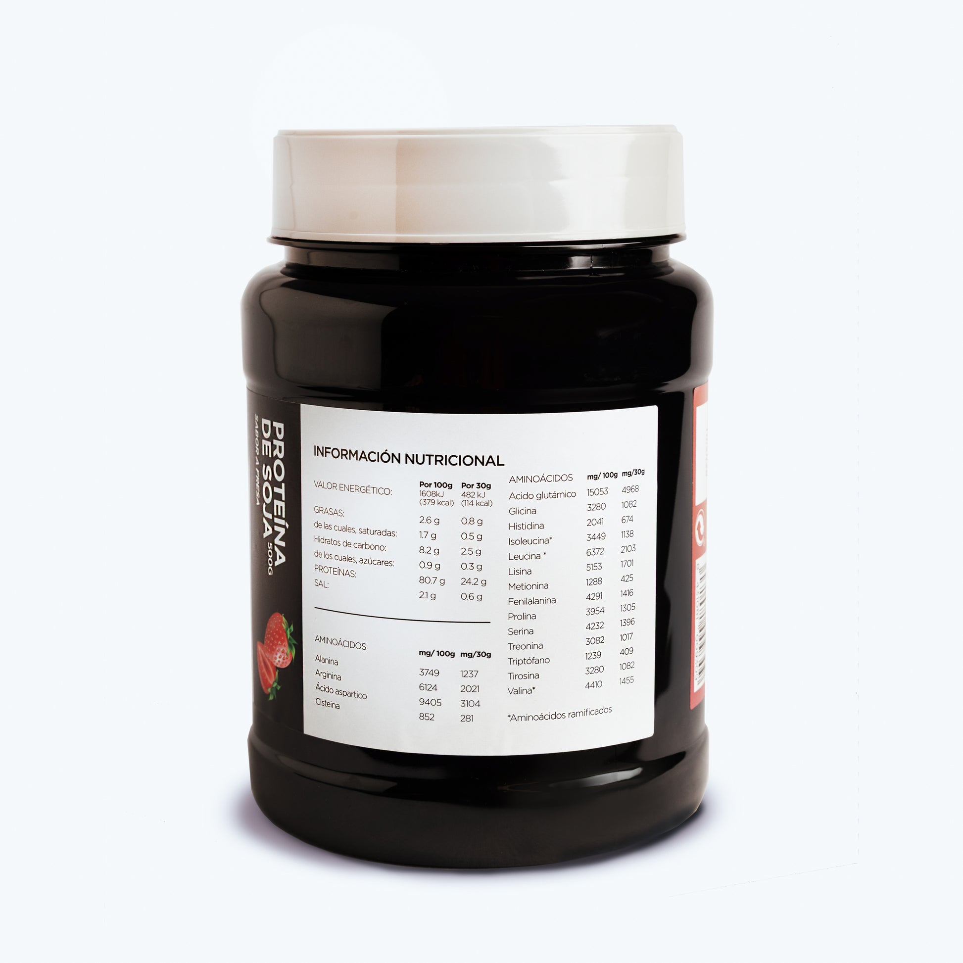 PROTEÍNA DE SOJA SABOR A FRESA 500g