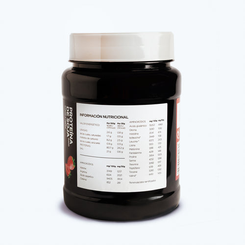 PROTEÍNA DE SOJA SABOR A FRESA 500g