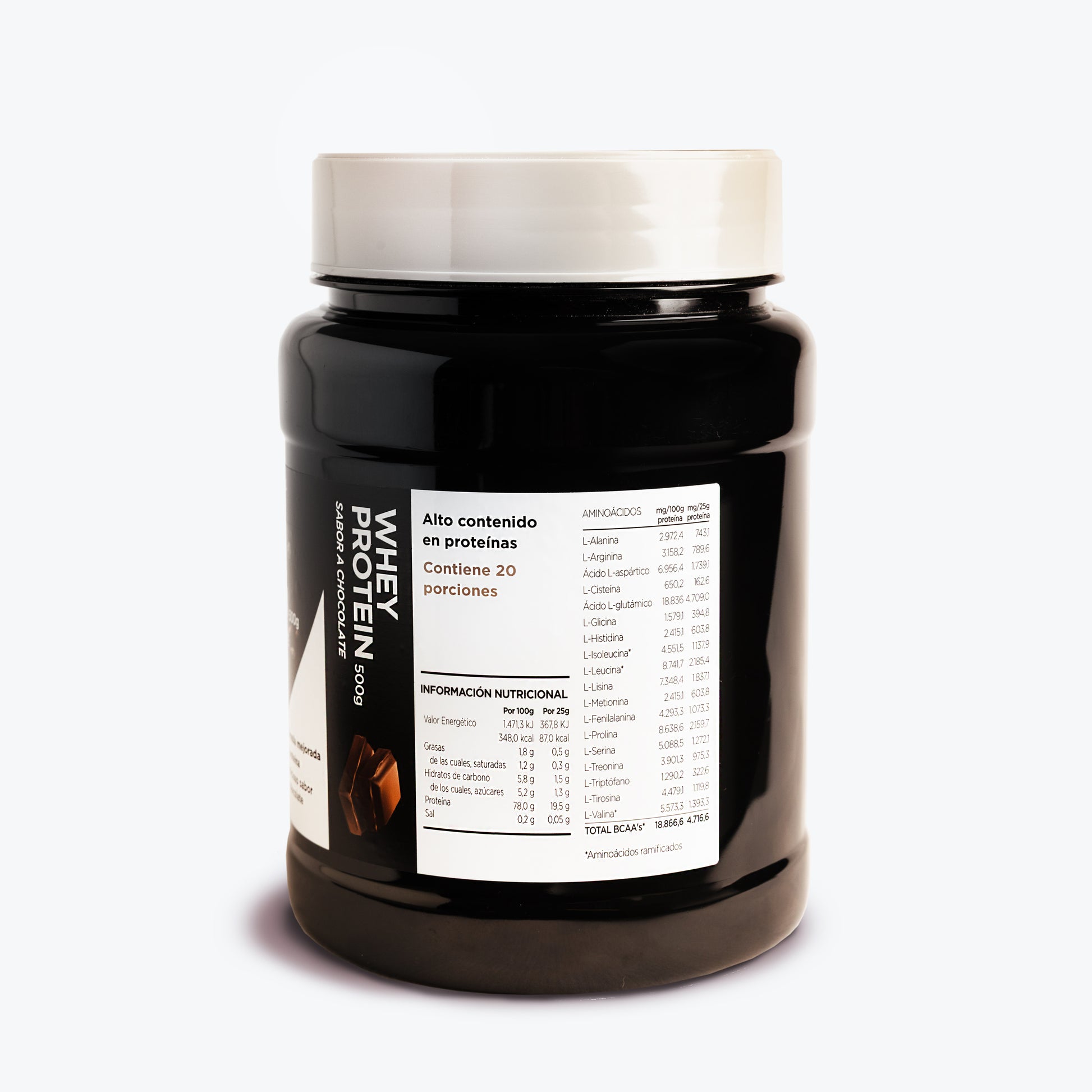 WHEY PROTEIN SABOR A CHOCOLATE 500g